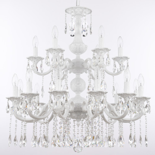 Подвесная люстра Bohemia Ivele Crystal AL78101/12+6/250/2D A WG