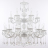 Подвесная люстра Bohemia Ivele Crystal AL78101/12+6/250/2D A WG