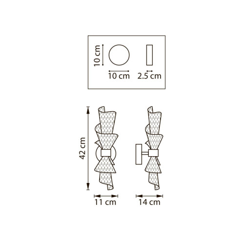 Бра Lightstar Acrile 737672