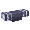 Уличный настенный светильник Uniel UUL-S18A 2x60W/E27 IP65 BLACK UL-00012919