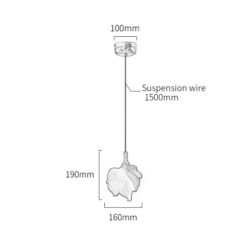 Подвесной светильник Delight Collection MT9138-1H french gold