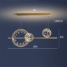 Люстра XD-120B gold