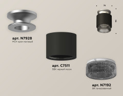 Потолочный светильник Ambrella Light Techno Spot XS7511102 (N7928, C7511, N7192)