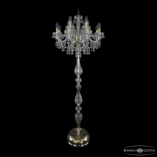 Торшер Bohemia Ivele Crystal 1409T1/8+4/195-165 G