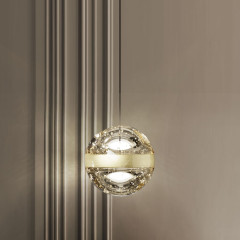 Подвесной светильник MD23030088-1A brass/champagne