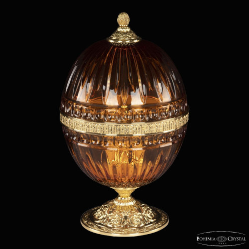 Настольная лампа Bohemia Ivele Crystal 5680L/22 G Amber/M-1G