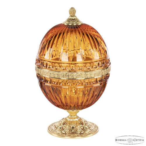 Настольная лампа Bohemia Ivele Crystal 5680L/22 G Amber/M-1G