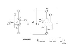 Потолочная люстра Arte Lamp Legacy A8024PL-6BK