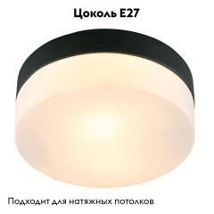 Потолочный светильник Arte Lamp Aqua-Tablet A6047PL-1BK