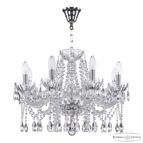 Подвесная люстра Bohemia Ivele Crystal 5413/8/200 Ni Clear/M-1H