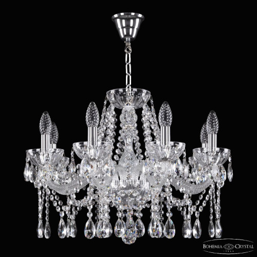 Подвесная люстра Bohemia Ivele Crystal 5413/8/200 Ni Clear/M-1H