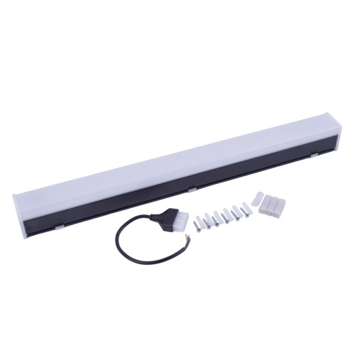 Линейный подвесной модульный светильник Uniel ULO-N10A-40W/6500K/L120 IP40 BLACK UL-00013258