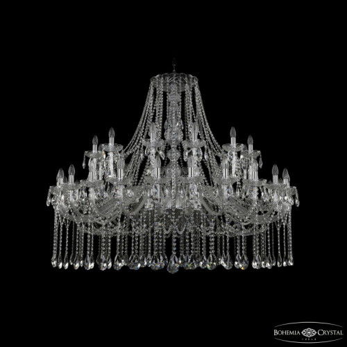 Подвесная люстра Bohemia Ivele Crystal 1413/24+12/530 Ni