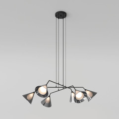 Подвесная люстра Eurosvet Enigma 70161/6 черный Smart a069046