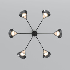 Подвесная люстра Eurosvet Enigma 70161/6 черный Smart a069046