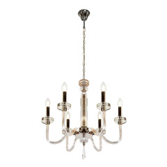 Подвесная люстра iLamp Vibe P9474-6 Nickel