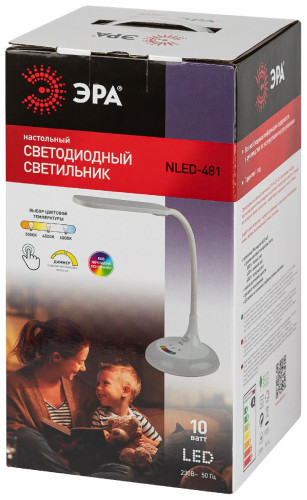 Настольная лампа Эра NLED-481-10W-W Б0048591