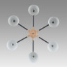 Люстра на штанге Lumion Colange 8096/6C