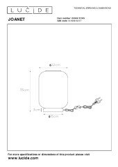 Настольная лампа Lucide Joanet 45594/01/65