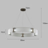 Подвесной светильник D8028P/R/D800 black/clear