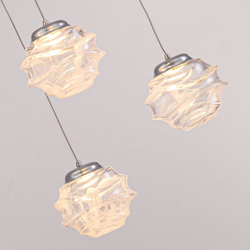 Подвесной светильник MD25030003-3A chrome/clear