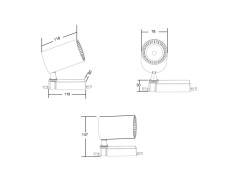 Трековый светильник Maytoni Technical Vuoro TR029-3-10W3K-W