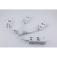 Коннектор питания Х-образный угловой для магнитного шинопровода Aployt Magnetic track 220 APL.0280.10.05