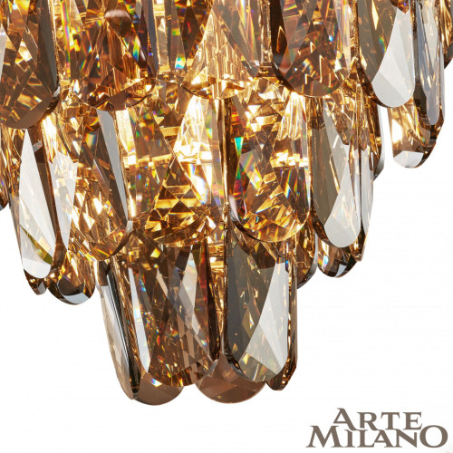 Подвесная люстра Arte Milano 33608B.D750.H530.E14.18 G