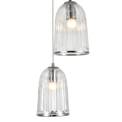 Подвесная люстра Indigo Lucido 11046/3P Chrome V000482