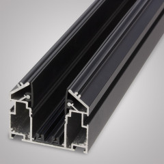 Трековый шинопровод с закладным профилем для натяжного потолка AM Group AM539 3M BK SMART