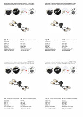 Потолочная люстра Vitaluce V2822-1/4PL