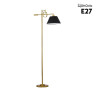 Торшер Lumina Deco Brantol LDF 1124 MD+BK