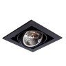 Встраиваемый светильник ARTE Lamp A5935PL-1BK
