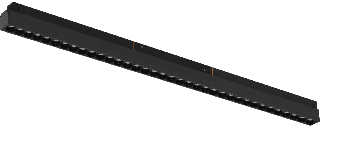 Трековый магнитный светильник iLedex Vision 4822-002-L690-36W-38DG-4000K-BK