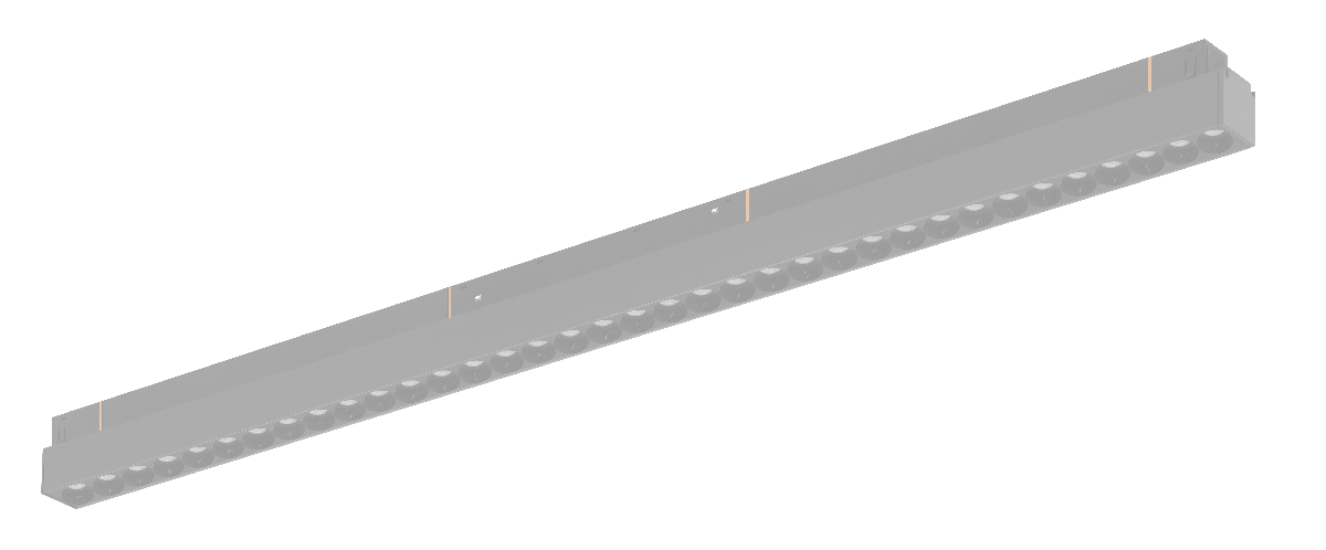 Трековый магнитный светильник iLedex Vision 4822-002-L690-36W-38DG-4000K-BK
