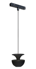 Трековый магнитный светильник iLedex Vision 4822-012-D80-6W-38DG-4000K-BK