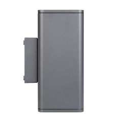 Уличный настенный светильник Arlight LGD-EVO-WALL-TWIN-S100x100-2x12W Day4000 (GR, 44 deg, 230V) 046194