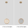 Подвесной светильник Delight Collection OMD821600 OMG0728S gold