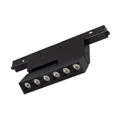 Трековый магнитный светильник Arlight MAG-ORIENT-DOTS-FOLD-S195-6W Day4000 (BK, 30 deg, 48V) 041921