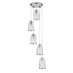 Каскадная люстра Indigo Lucido 11046/5P Chrome V000483