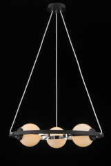 Подвесная люстра Natali Kovaltseva SPHERE 81020-3C SATIN BLACK