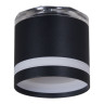Накладной светильник Reluce 53001-9.5-001LD GX53+LED3W BK