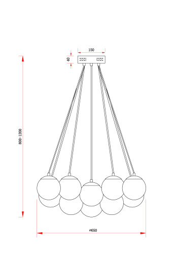 Подвесной светильник Freya Fiesta FR5231PL-19CH