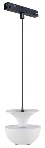 Трековый магнитный светильник iLedex Vision 4822-012-D80-6W-38DG-4000K-WH