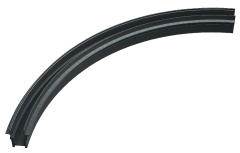 Радиусный магнитный шинопровод iLedex Vision 4822-1/4-D800-BK