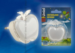 Настенный светодиодный светильник (10318) Uniel Детская серия DTL-308-Бабочка/RGB/3LED/0,5W