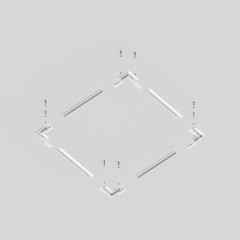 Шинопровод магнитный Maytoni Exility TRXM034-R-412W