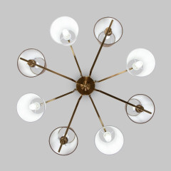 Люстра на штанге Eurosvet Ozark 60149/8 латунь Smart a064981