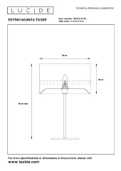 Настольная лампа Lucide Extravaganza Tusse 10509/81/35