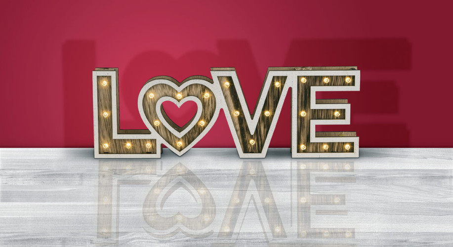 Настольная лампа декоративная Globo Love 29976